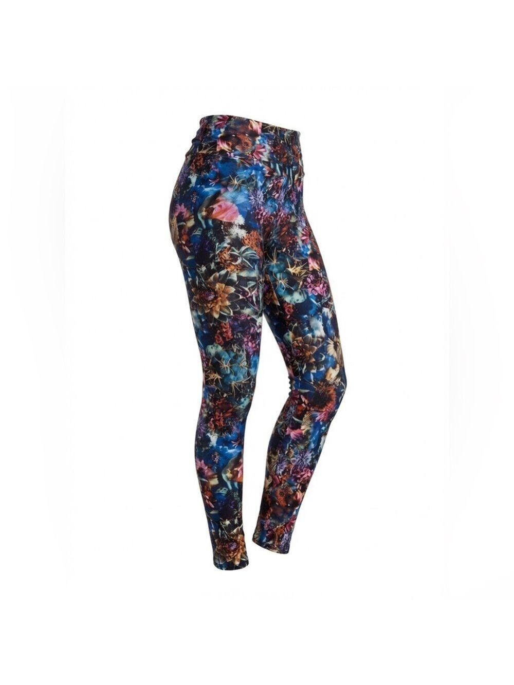 ONZIE  Multicolor Floral Leggings Workout Sz Medium 8-10